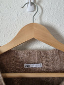 Zara Chunky Wool Blend Sweater (M)