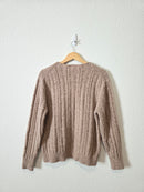 Zara Chunky Wool Blend Sweater (M)