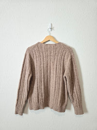Zara Chunky Wool Blend Sweater (M)