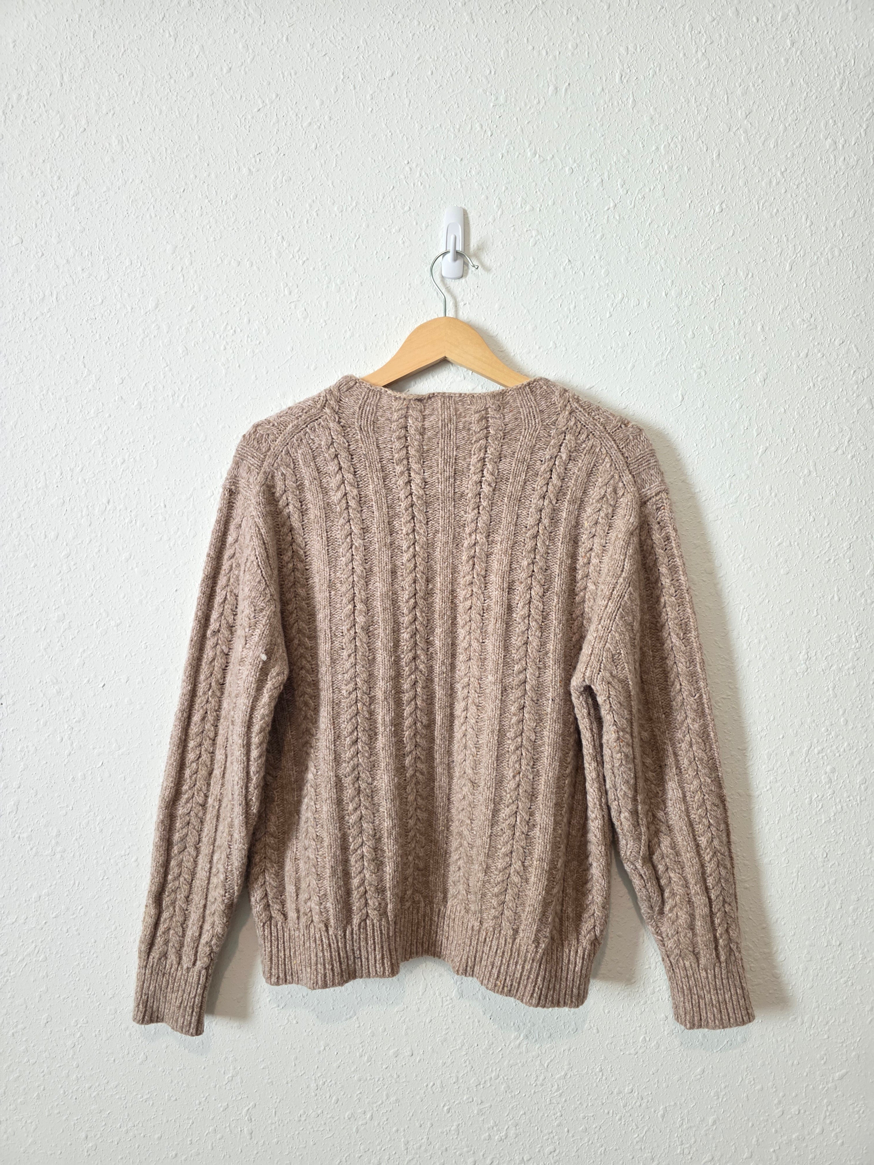 Zara Chunky Wool Blend Sweater (M)