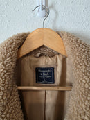 Abercrombie Long Sherpa Peacoat (XL)