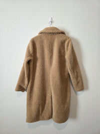 Abercrombie Long Sherpa Peacoat (XL)
