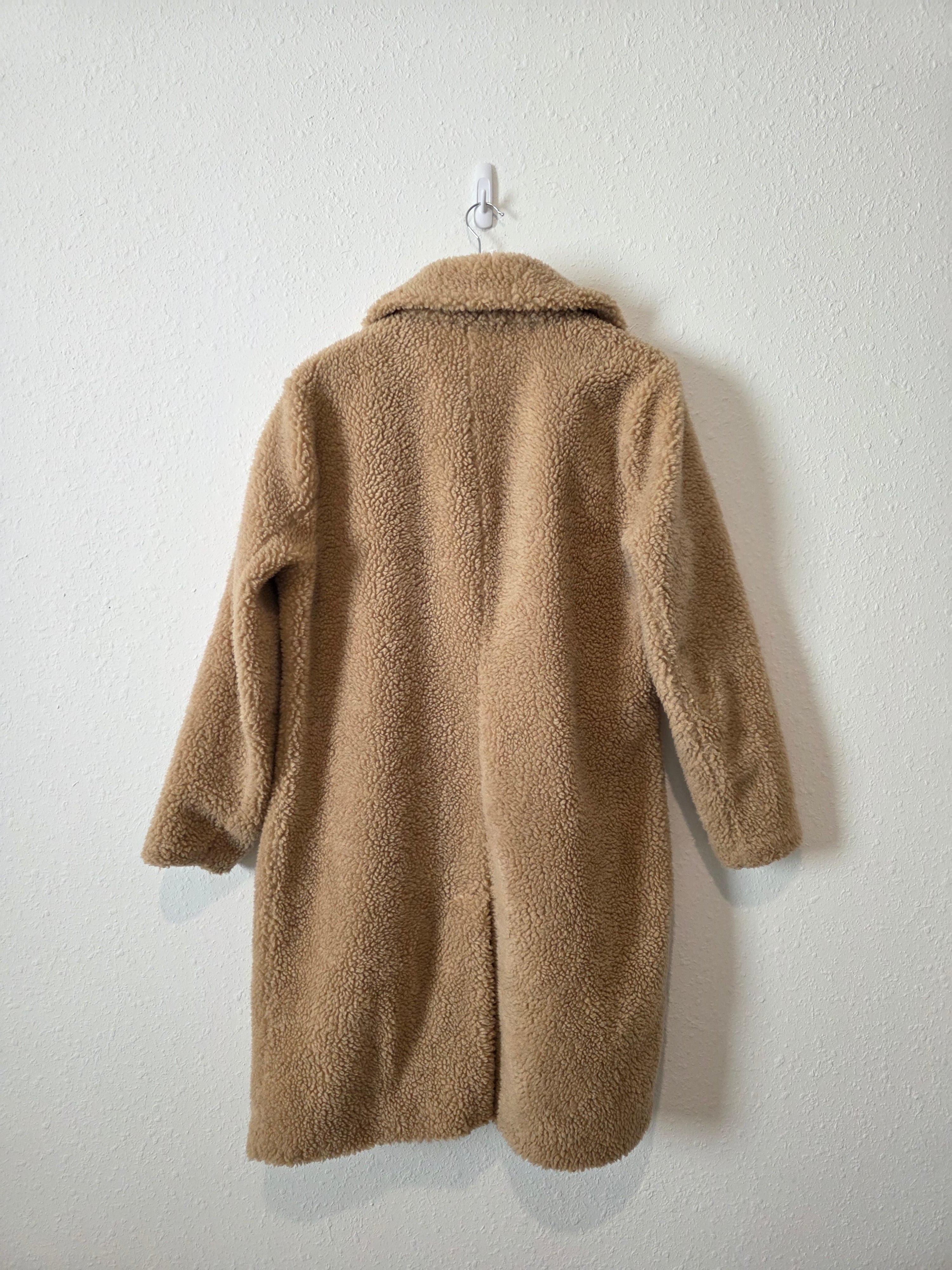 Abercrombie Long Sherpa Peacoat (XL)