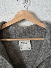 Abercrombie Gray Collared Sweater (M)