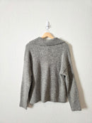 Abercrombie Gray Collared Sweater (M)