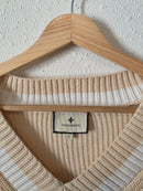 Tuckernuck V Neck Cotton Sweater (S)