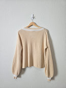 Tuckernuck V Neck Cotton Sweater (S)
