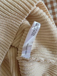Tuckernuck V Neck Cotton Sweater (S)