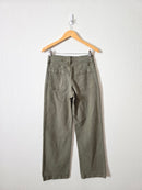 Madewell Olive Wide Leg Jeans (27)