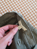 Madewell Olive Wide Leg Jeans (27)