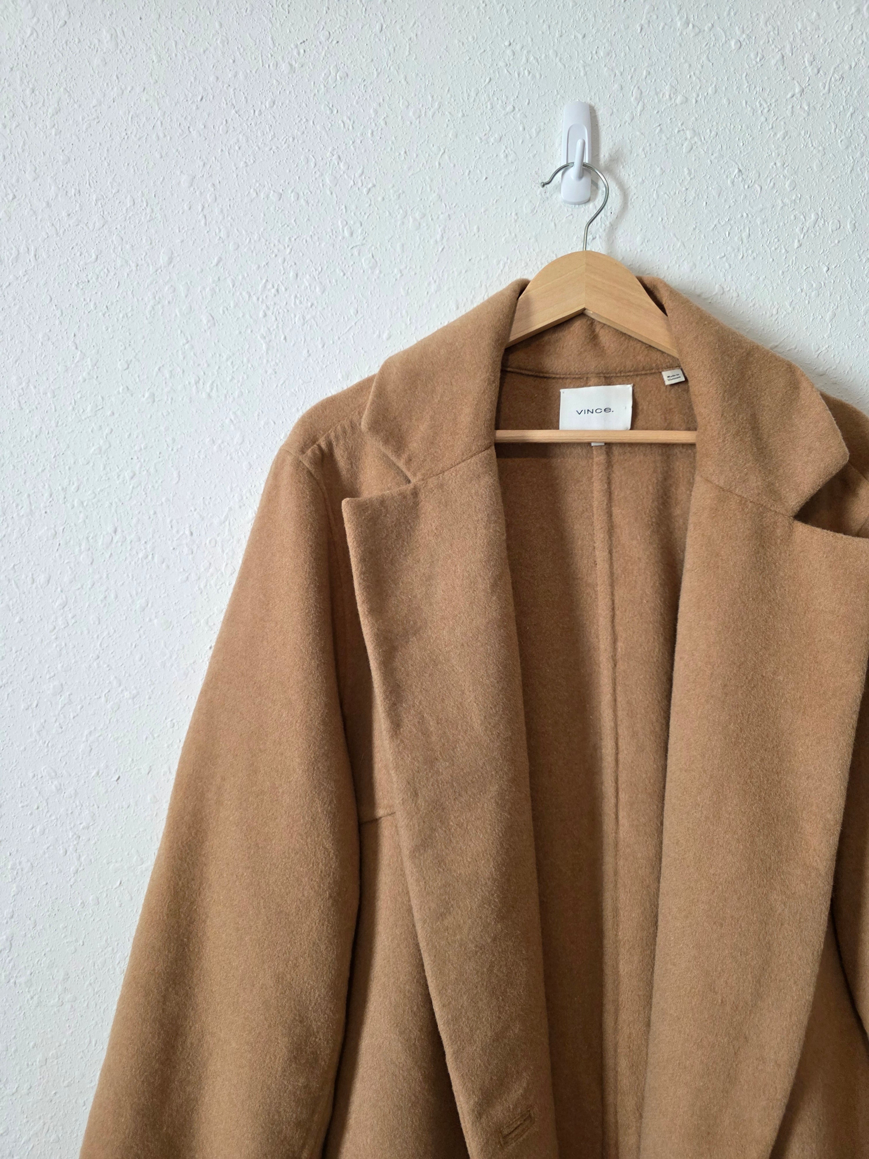 Vince Wool Blend Coat (XXL)