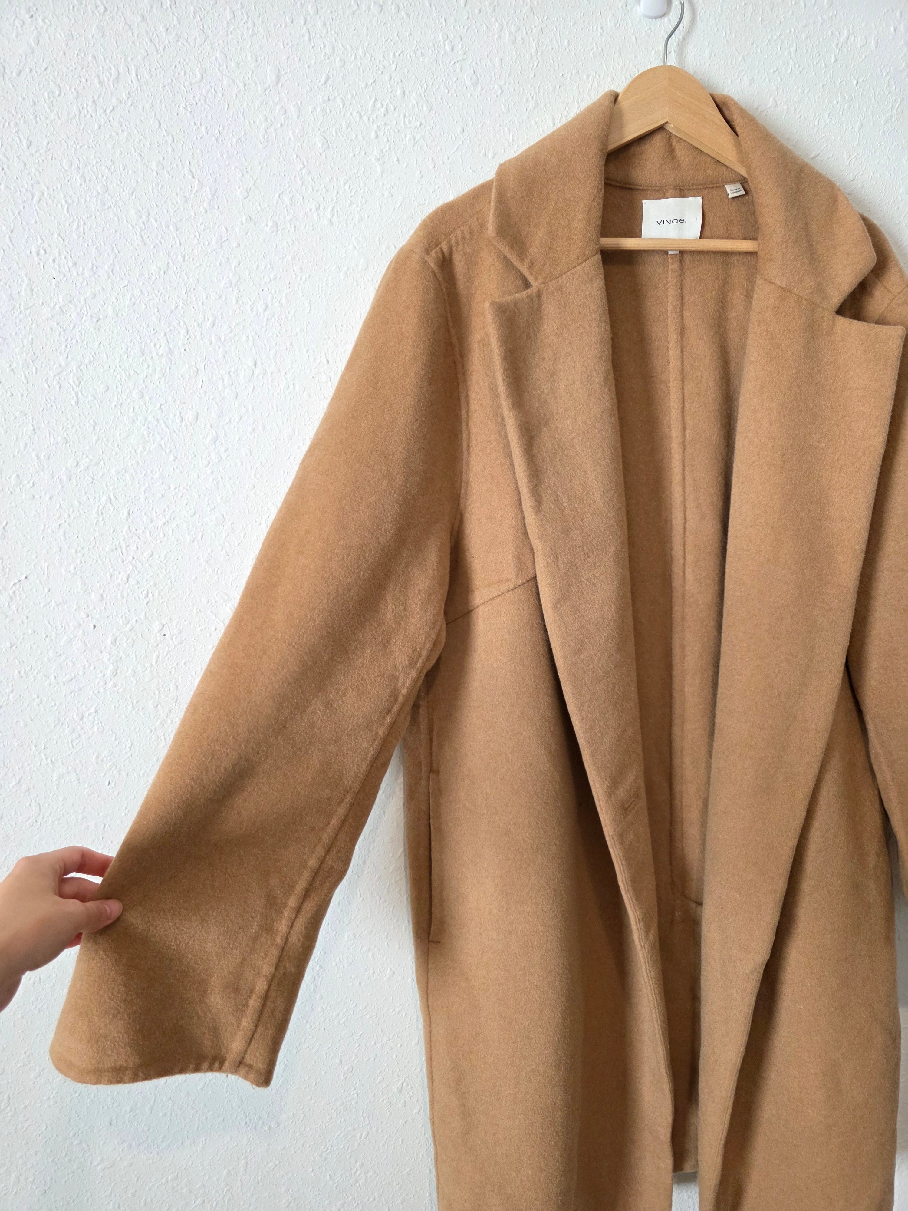 Vince Wool Blend Coat (XXL)