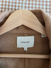 Vince Camel Wool Blend Coat (XXL)