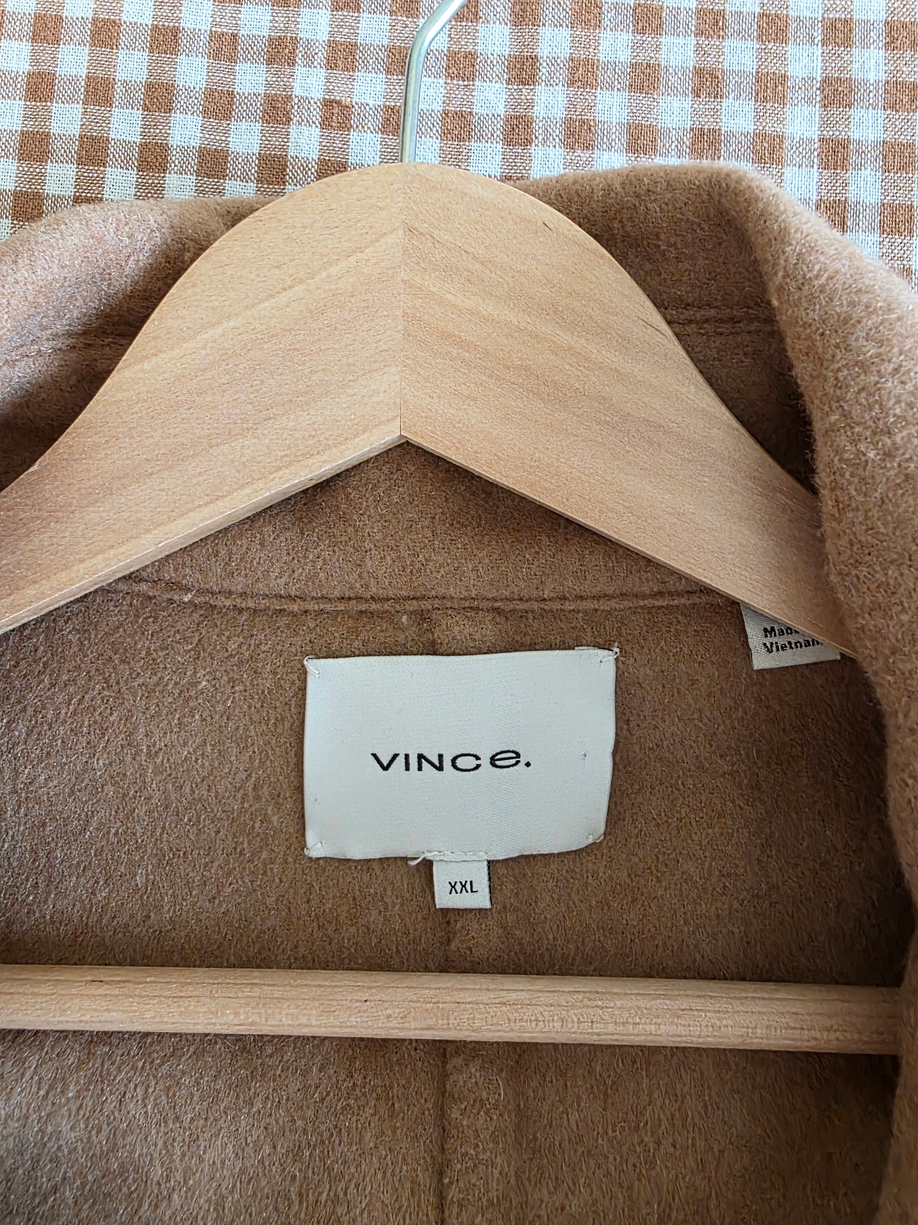 Vince Wool Blend Coat (XXL)