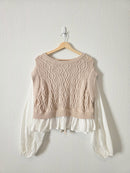 NEW Mable Knit Tie Back Sweater (M)