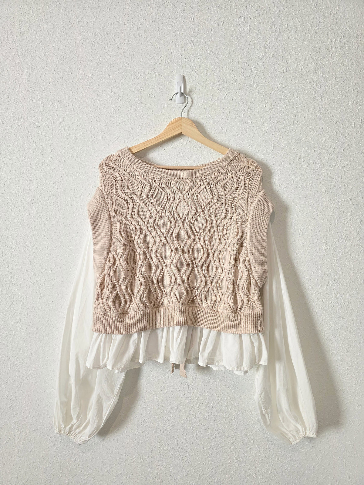 NEW Mable Knit Tie Back Sweater (M)