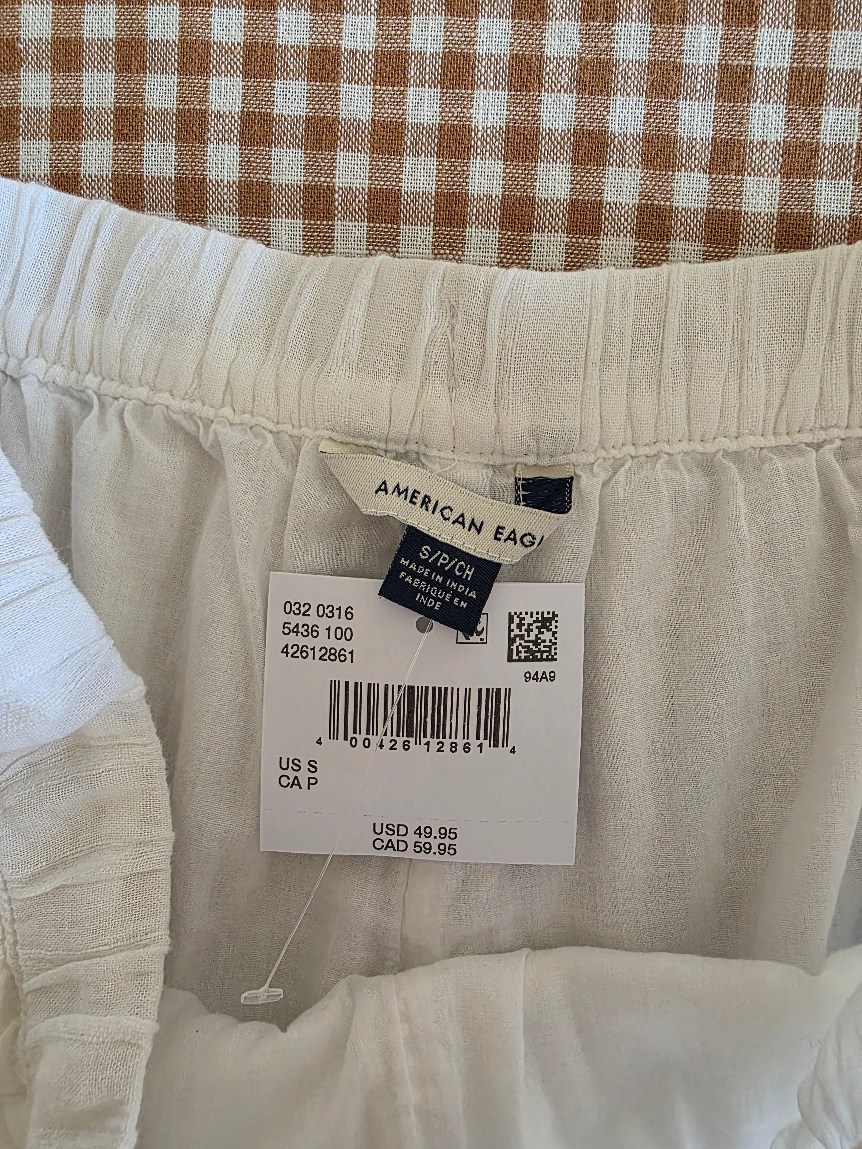 NEW Wide Leg Drawstring Pants (S)