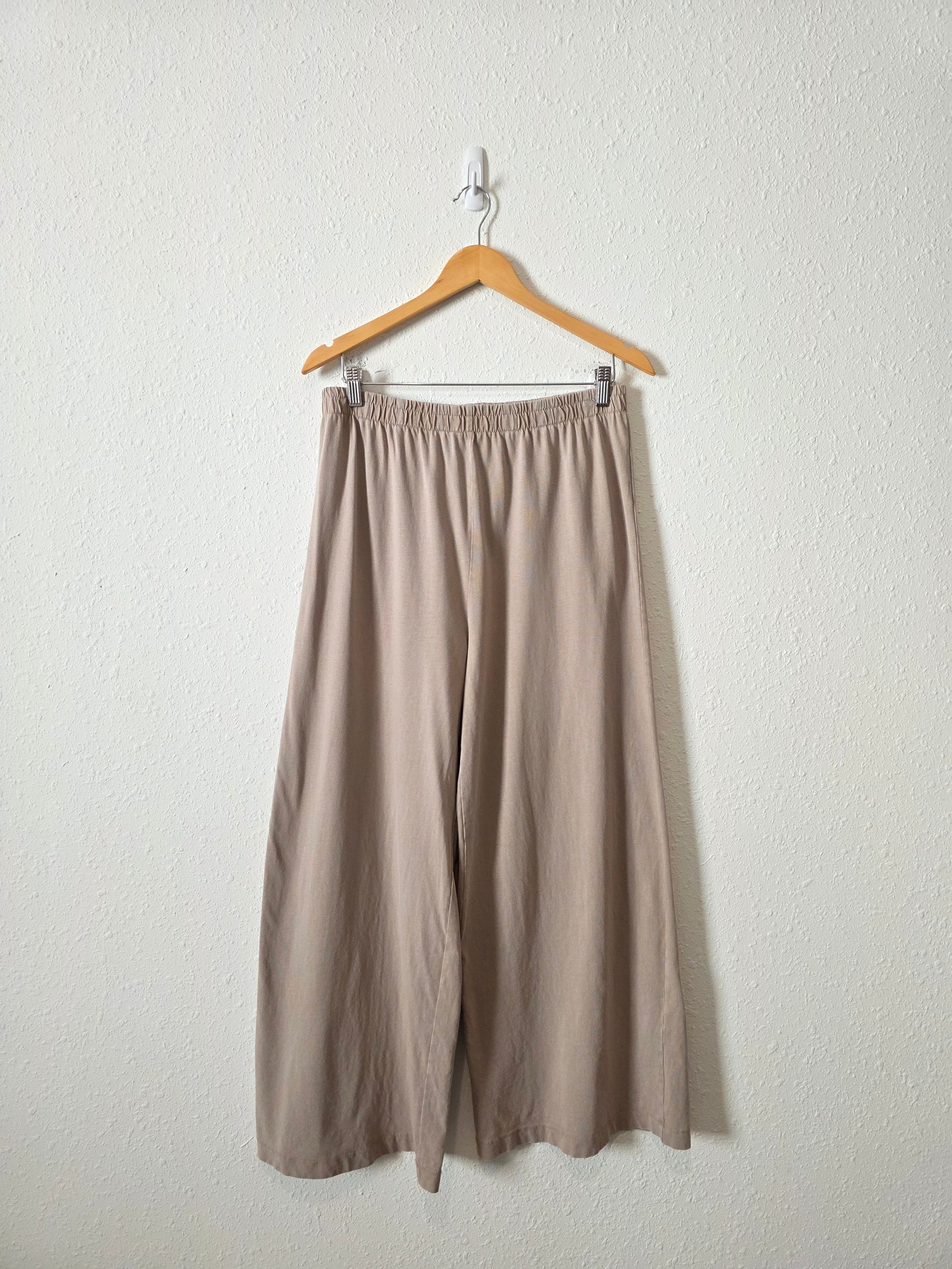 Z Supply Wide Leg Jersey Pants (L)