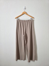 Z Supply Wide Leg Jersey Pants (L)