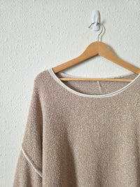 Free People Slouchy Knit Sweater (L)