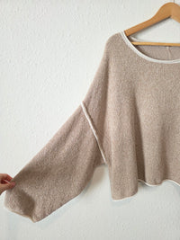 Free People Slouchy Knit Sweater (L)