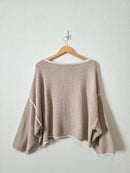 Free People Slouchy Knit Sweater (L)