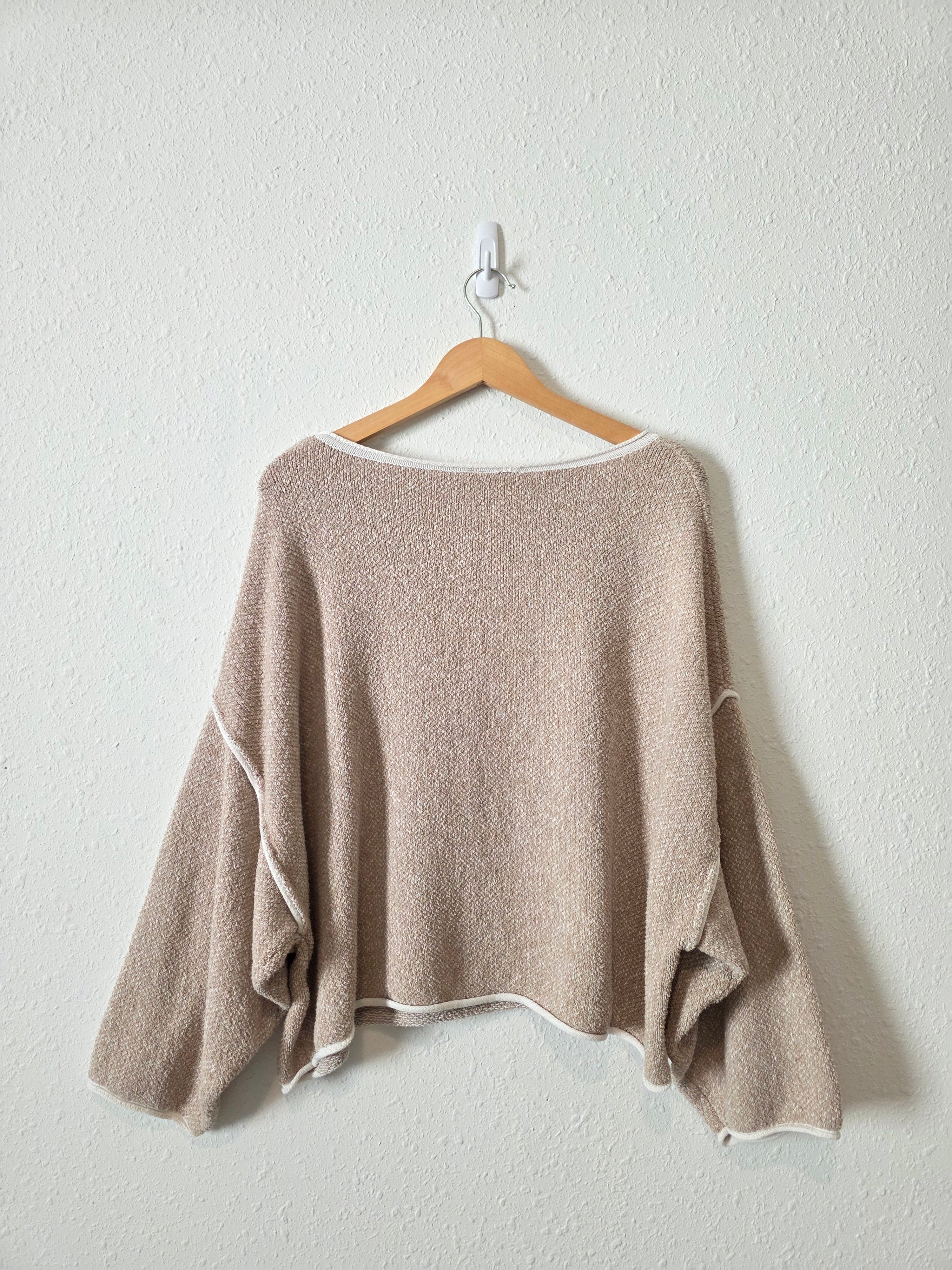 Free People Slouchy Knit Sweater (L)