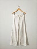 Faherty Ecru Wide Leg Pant (26)