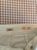 Faherty Ecru Wide Leg Pant (26)