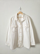 Oversized Denim Button Up Shirt (XXL)