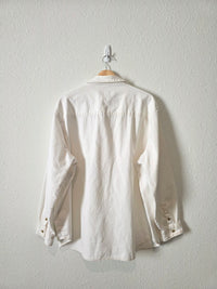 Oversized Denim Button Up Shirt (XXL)