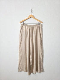 NEW Anthropologie Linen Blend Pants (M)