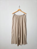 NEW Anthropologie Linen Blend Pants (M)