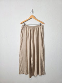 NEW Anthropologie Linen Blend Pants (M)