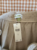 NEW Anthropologie Linen Blend Pants (M)