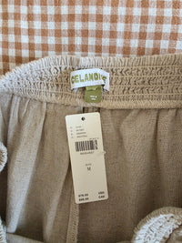 NEW Anthropologie Linen Blend Pants (M)