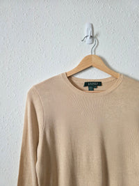 Ralph Lauren Silk Cashmere Knit Top (M)