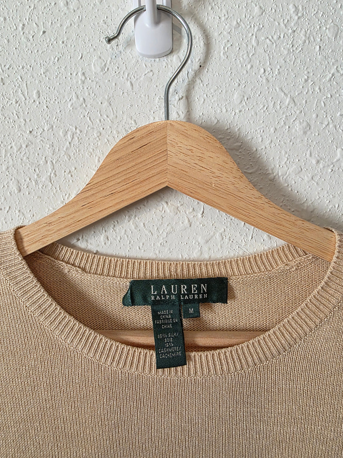 Ralph Lauren Silk Cashmere Knit Top (M)