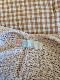 Free People Waffle Knit Jumpsuit (XL)