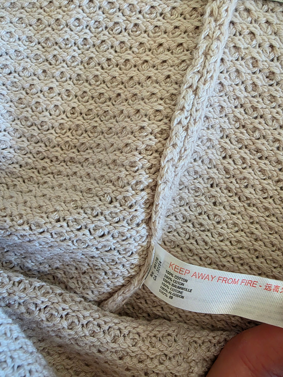 Free People Waffle Knit Jumpsuit (XL)