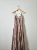 Kimchi Blue Gingham Maxi Dress (L)