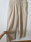 Wishlist Neutral Gingham Overalls (S)