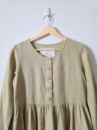 Not Perfect Linen Midi Dress (XS)