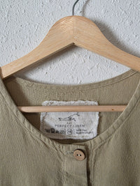 Not Perfect Linen Midi Dress (XS)