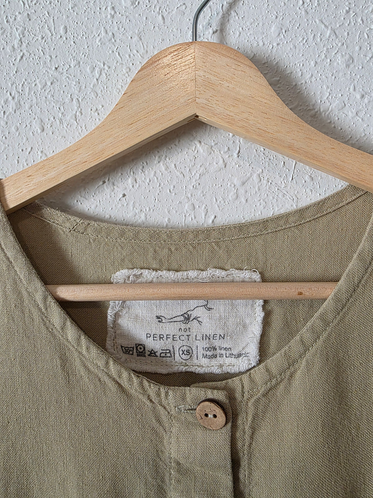 Not Perfect Linen Midi Dress (XS)