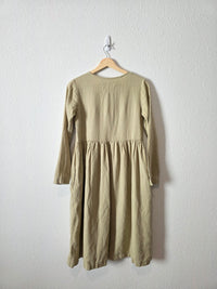 Not Perfect Linen Midi Dress (XS)