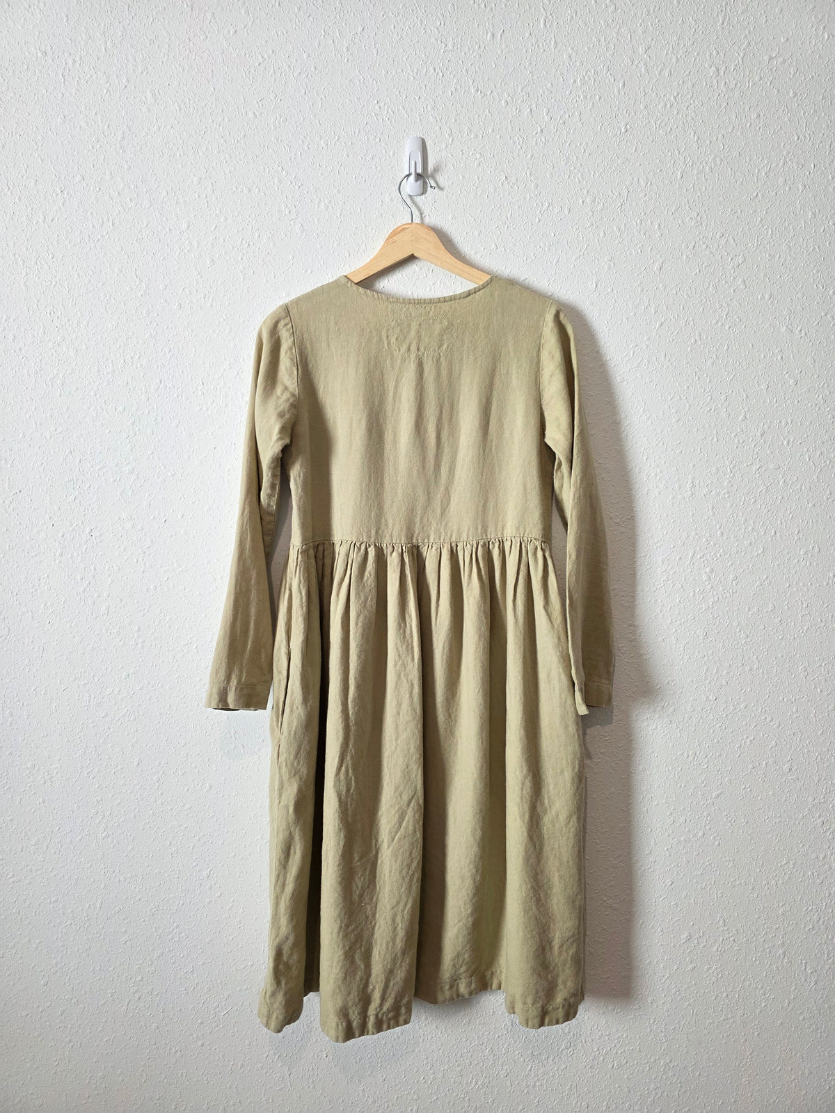 Not Perfect Linen Midi Dress (XS)
