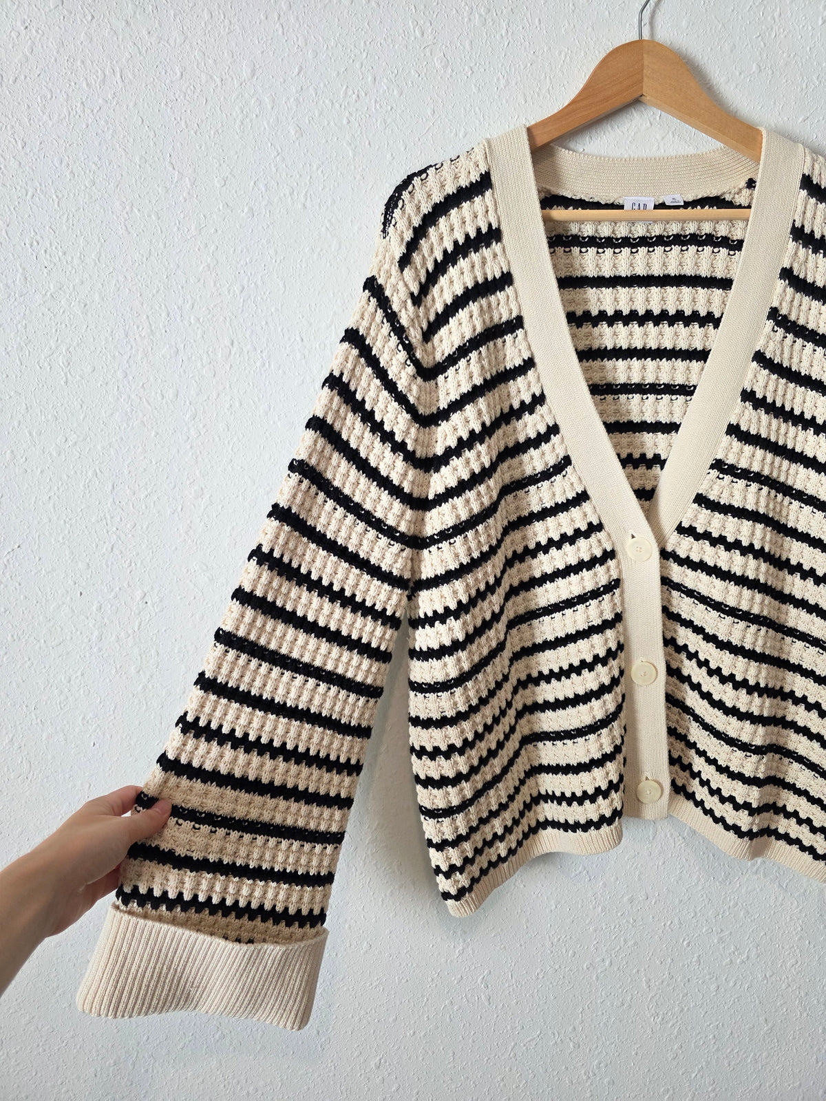 Gap Textured Cotton Cardigan (XL)