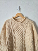 Chunky Cable Knit Rory Sweater (L-2X)
