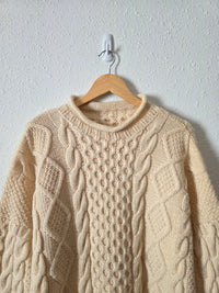 Chunky Cable Knit Rory Sweater (L-2X)